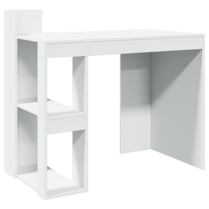 Scrivania Ufficio Bianca 103,5x56,5x94 cm in Legno Multistrato