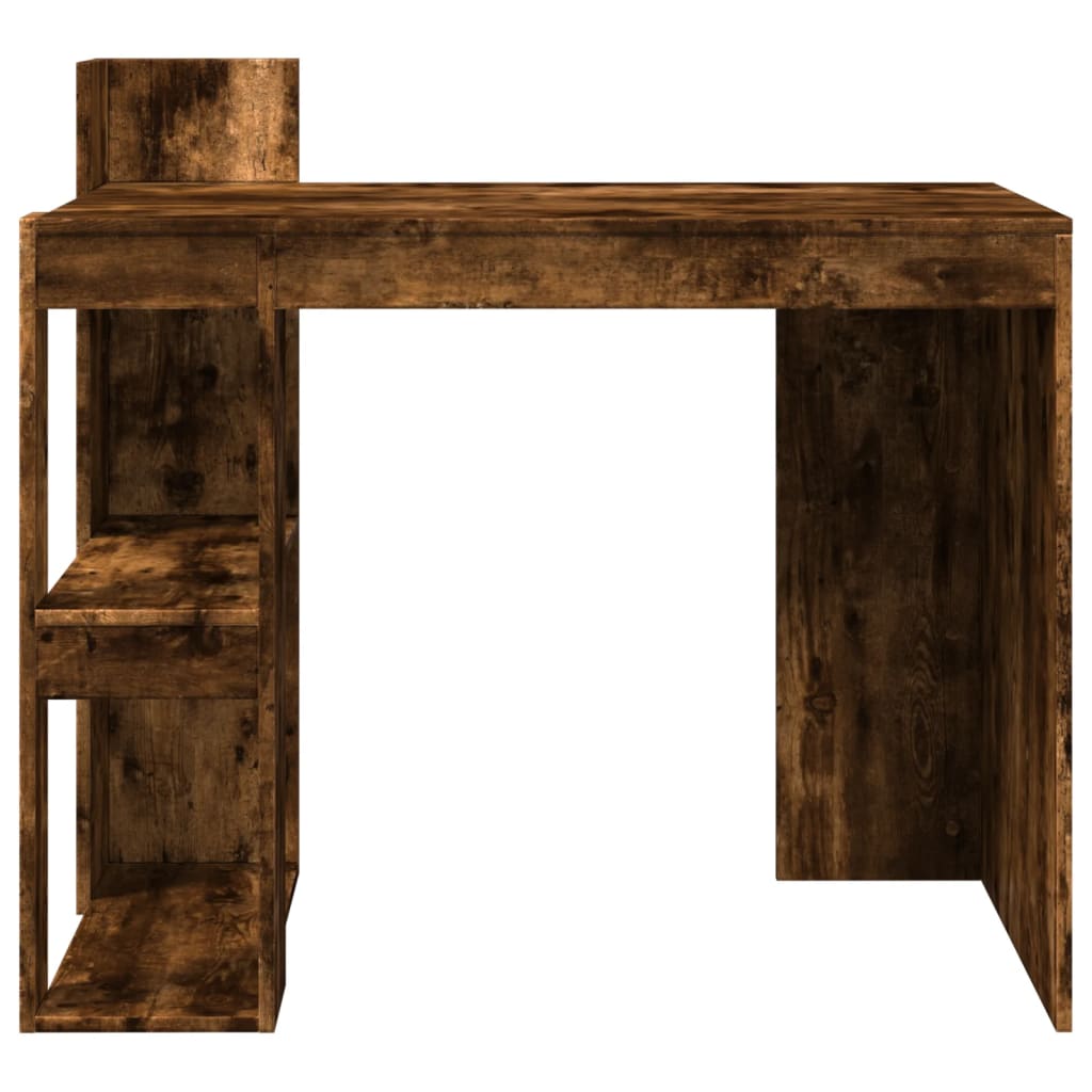 Scrivania Ufficio Rovere Fumo 103,5x56,5x94cm Legno Multistrato