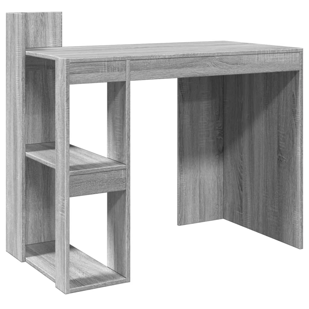 Scrivania Grigio Sonoma 103,5x56,5x94 cm in Legno Multistrato