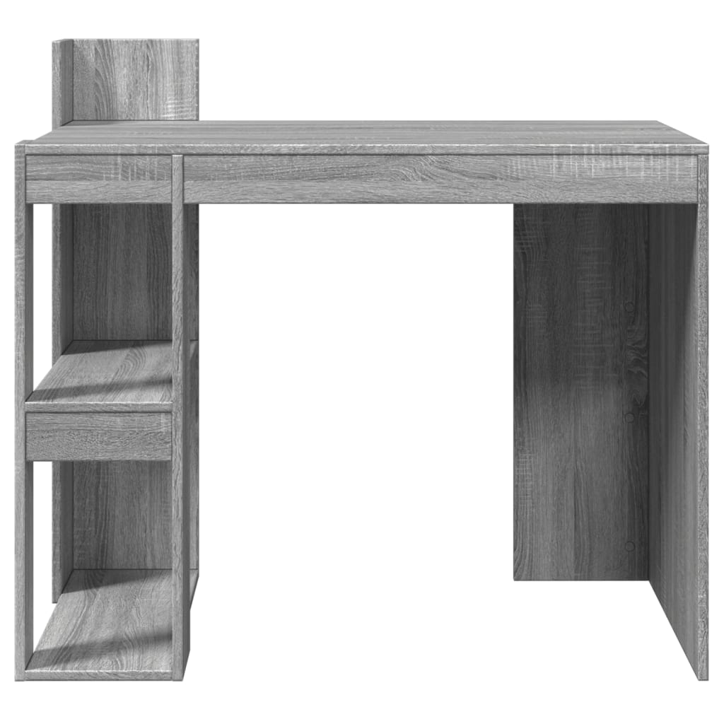 Scrivania Grigio Sonoma 103,5x56,5x94 cm in Legno Multistrato