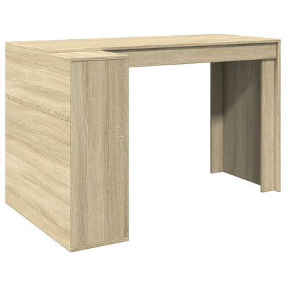 Scrivania Rovere Sonoma 123,5x73,5x75 cm in Legno Multistrato
