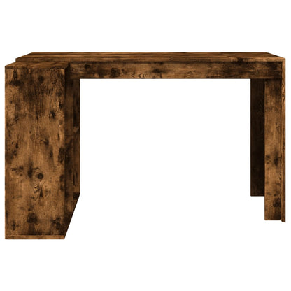 Scrivania Rovere Fumo 123,5x73,5x75 cm in Legno Multistrato