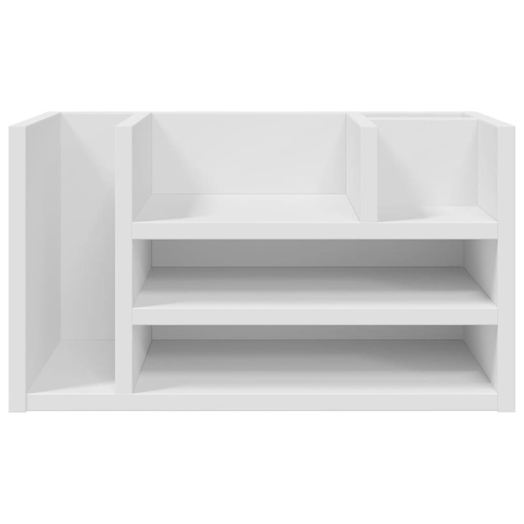 Organizer Scrivania Grigio Cemento 44,5x24x25 Legno Multistrato