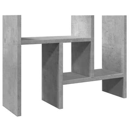 Organizer Scrivania Grigio Cemento 34,5x15,5x35,5cm Multistrato