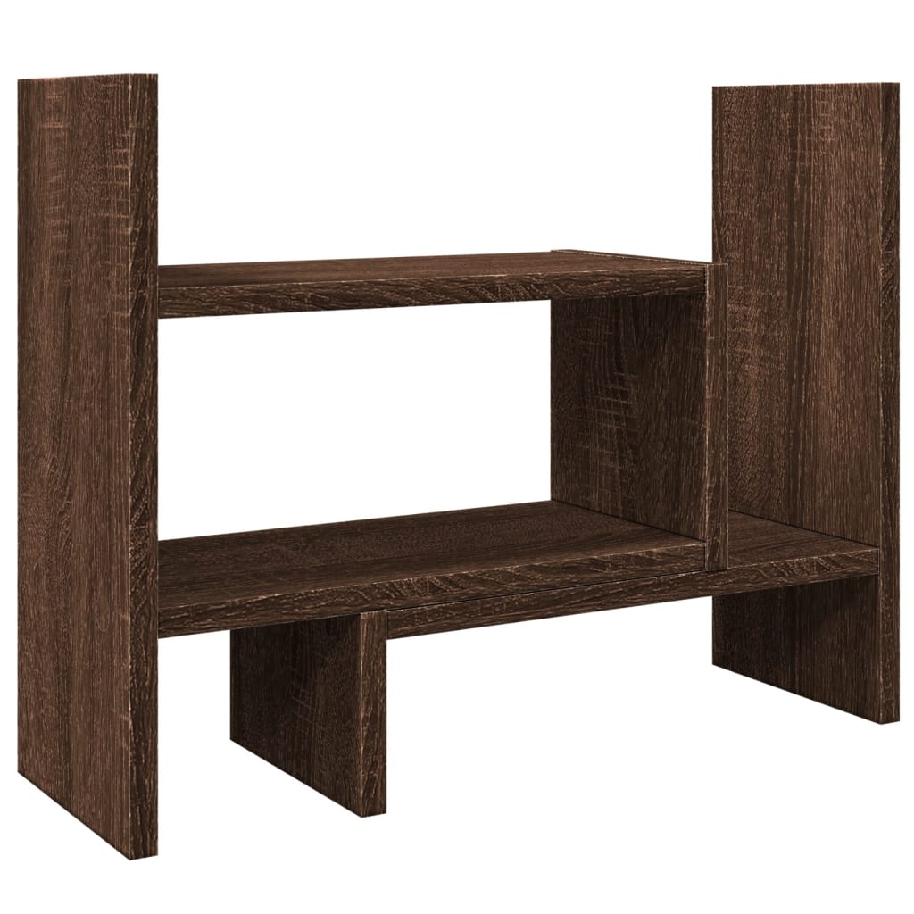 Organizer Scrivania Rovere Marrone 38,5x17x39 Legno Multistrato