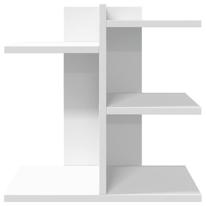 Organizer da Scrivania Bianco 42x21,5x42 cm Legno Multistrato