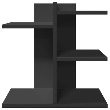 Organizer da Scrivania Nero 42x21,5x42 cm in Legno Multistrato