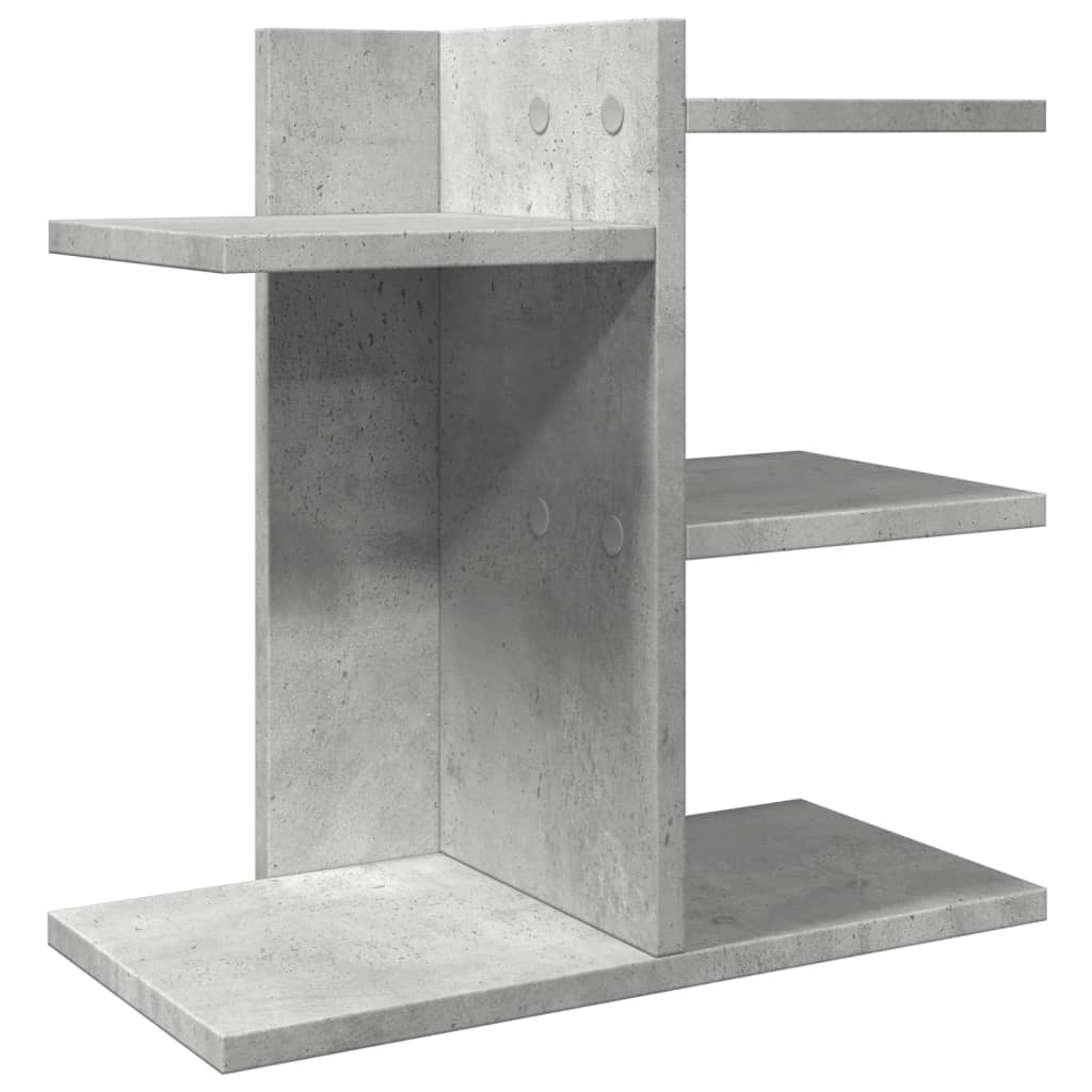 Organizer Scrivania Grigio Cemento 42x21,5x42 cm Multistrato