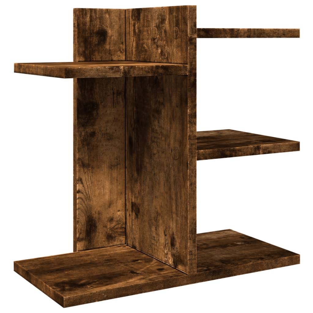 Organizer Scrivania Rovere Fumo 42x21,5x42 cm Legno Multistrato