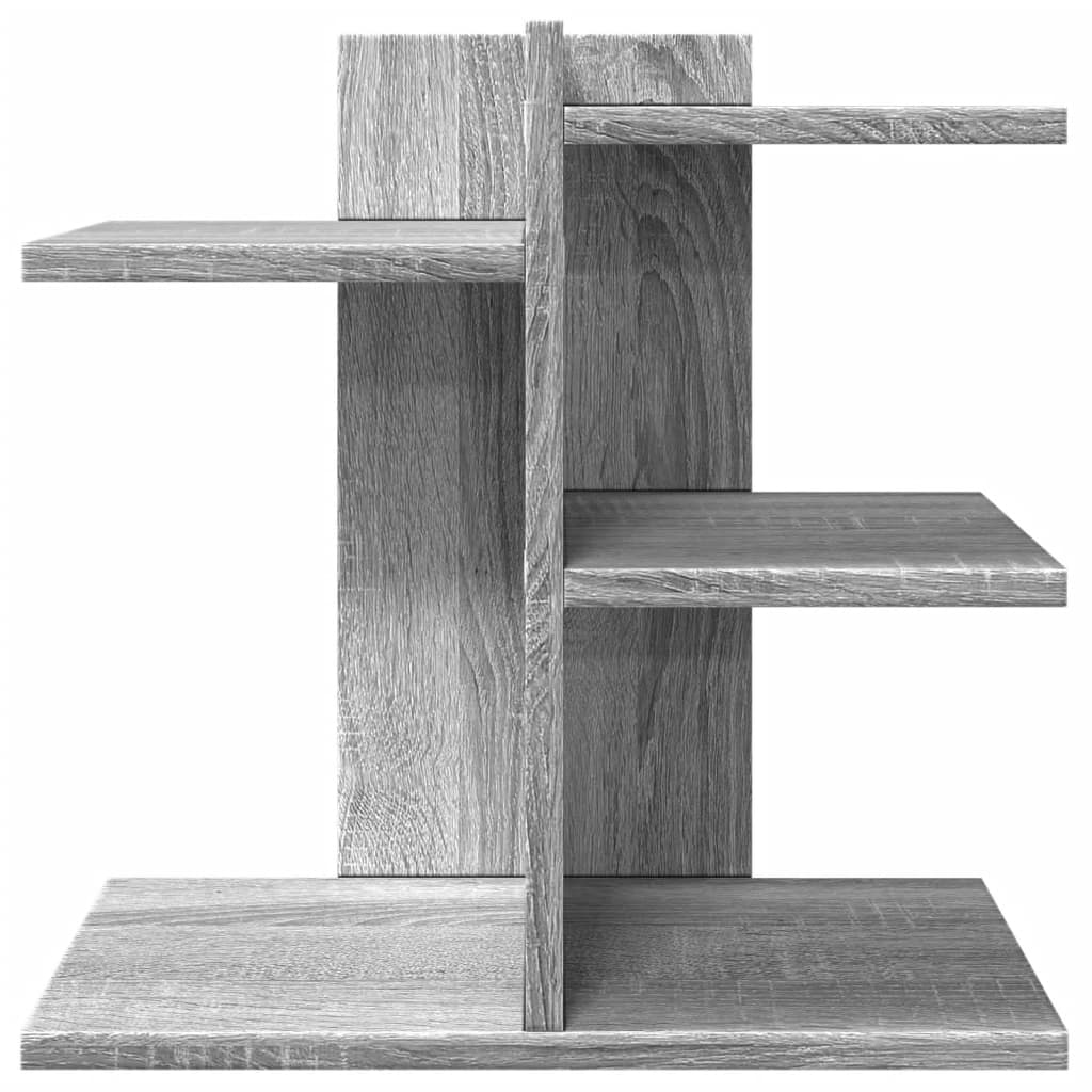 Organizer Scrivania Grigio Sonoma 42x21,5x42 cm Multistrato