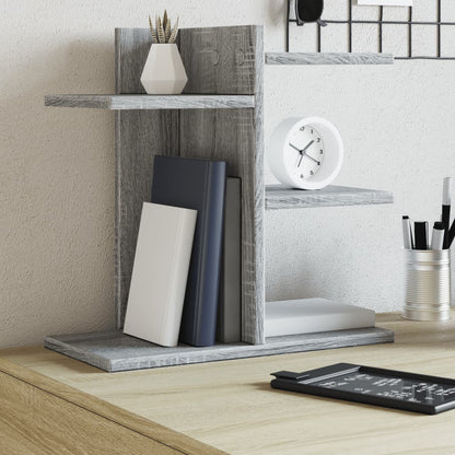 Organizer Scrivania Grigio Sonoma 42x21,5x42 cm Multistrato