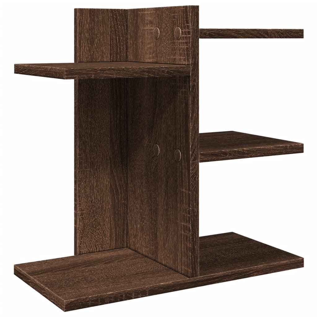Organizer Scrivania Rovere Marrone 42x21,5x42 cm Multistrato