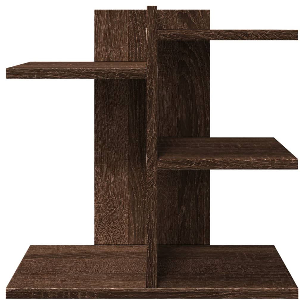 Organizer Scrivania Rovere Marrone 42x21,5x42 cm Multistrato