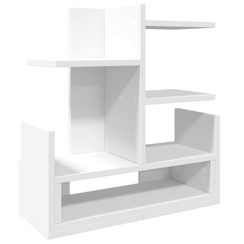 Organizer per la Scrivania Bianco 49x20x52,5 cm in Multistrato