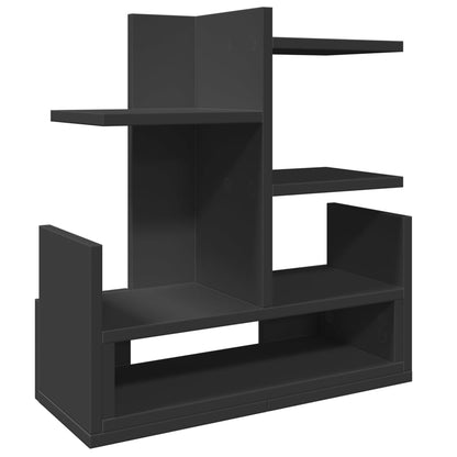 Organizer per la Scrivania Nero 49x20x52,5 cm in Multistrato
