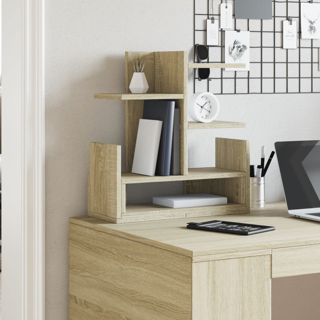 Organizer Scrivania Rovere Sonoma 49x20x52,5 cm Multistrato