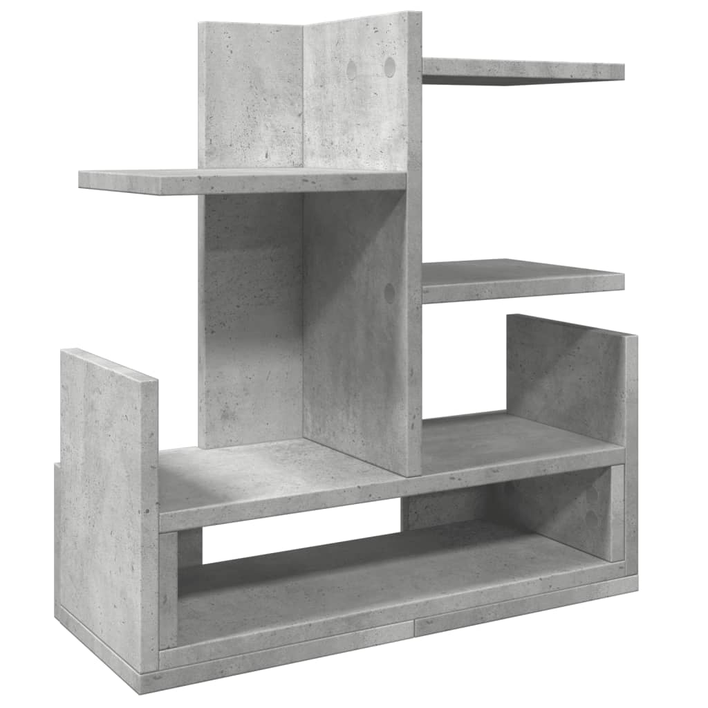 Organizer Scrivania Grigio Cemento 49x20x52,5 cm Multistrato
