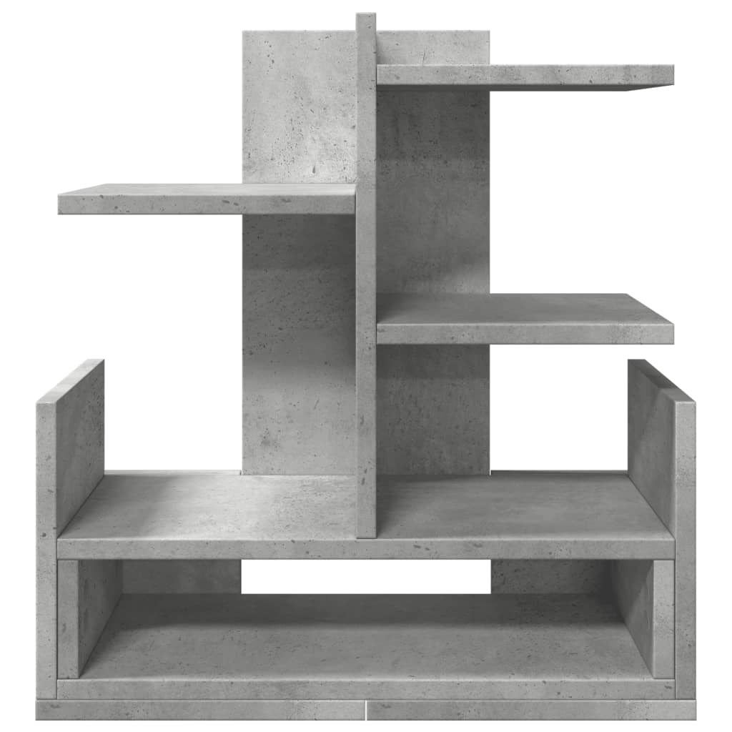 Organizer Scrivania Grigio Cemento 49x20x52,5 cm Multistrato