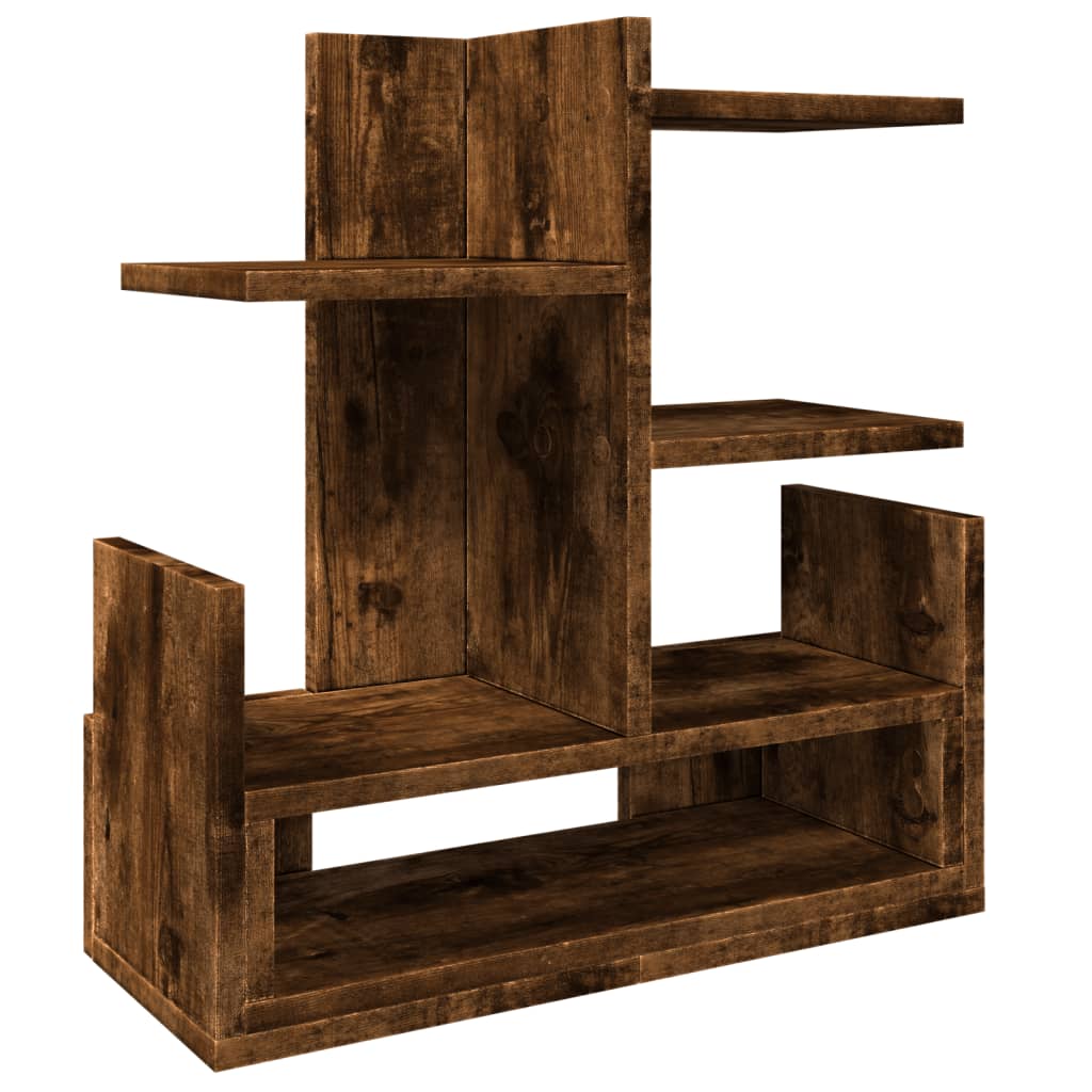 Organizer Scrivania Rovere Fumo 49x20x52,5 cm Legno Multistrato