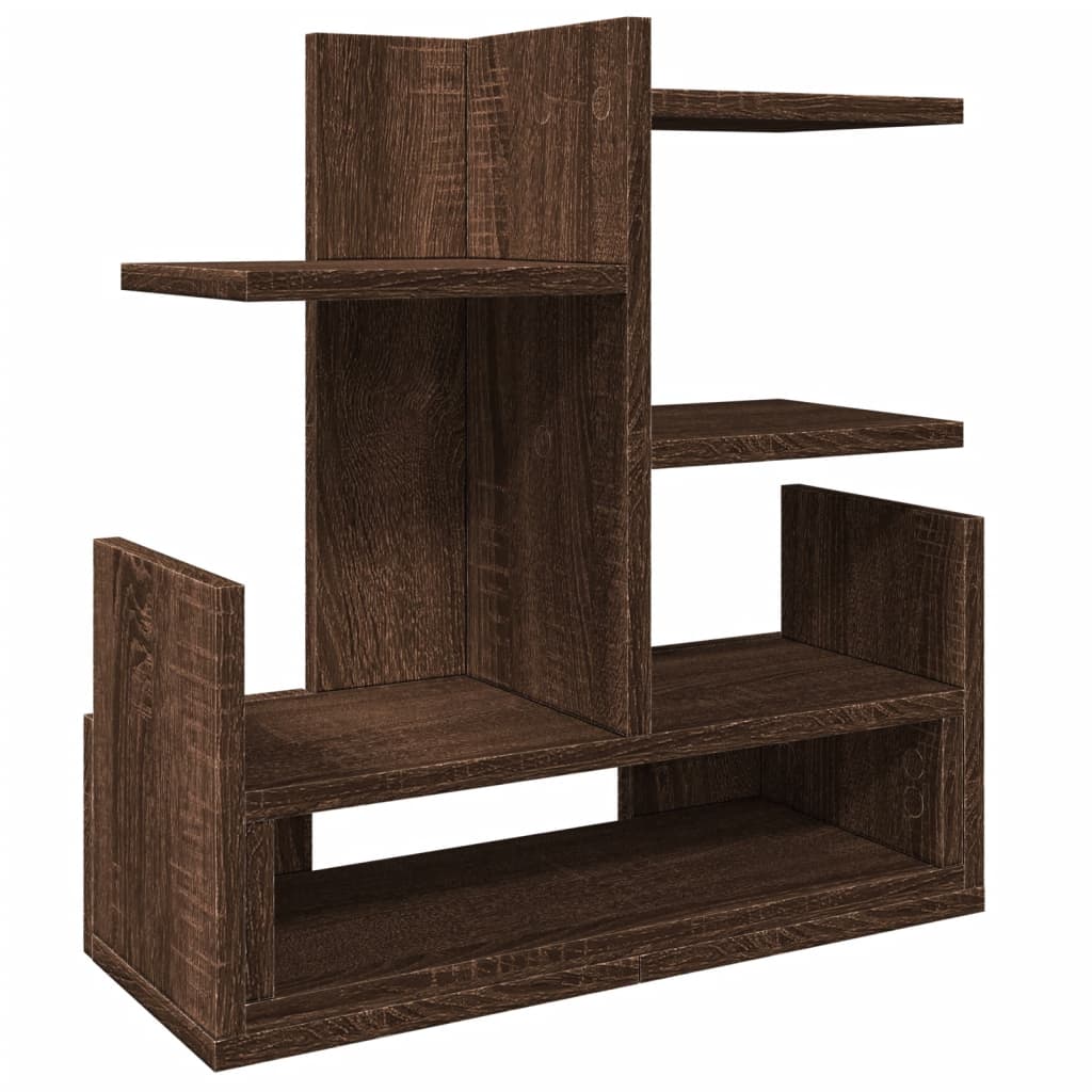 Organizer Scrivania Rovere Marrone 49x20x52,5 cm Multistrato
