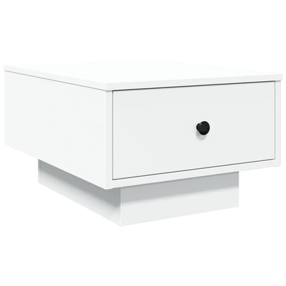 Tavolino da Salotto Bianco 60x45x31 cm in Legno Multistrato