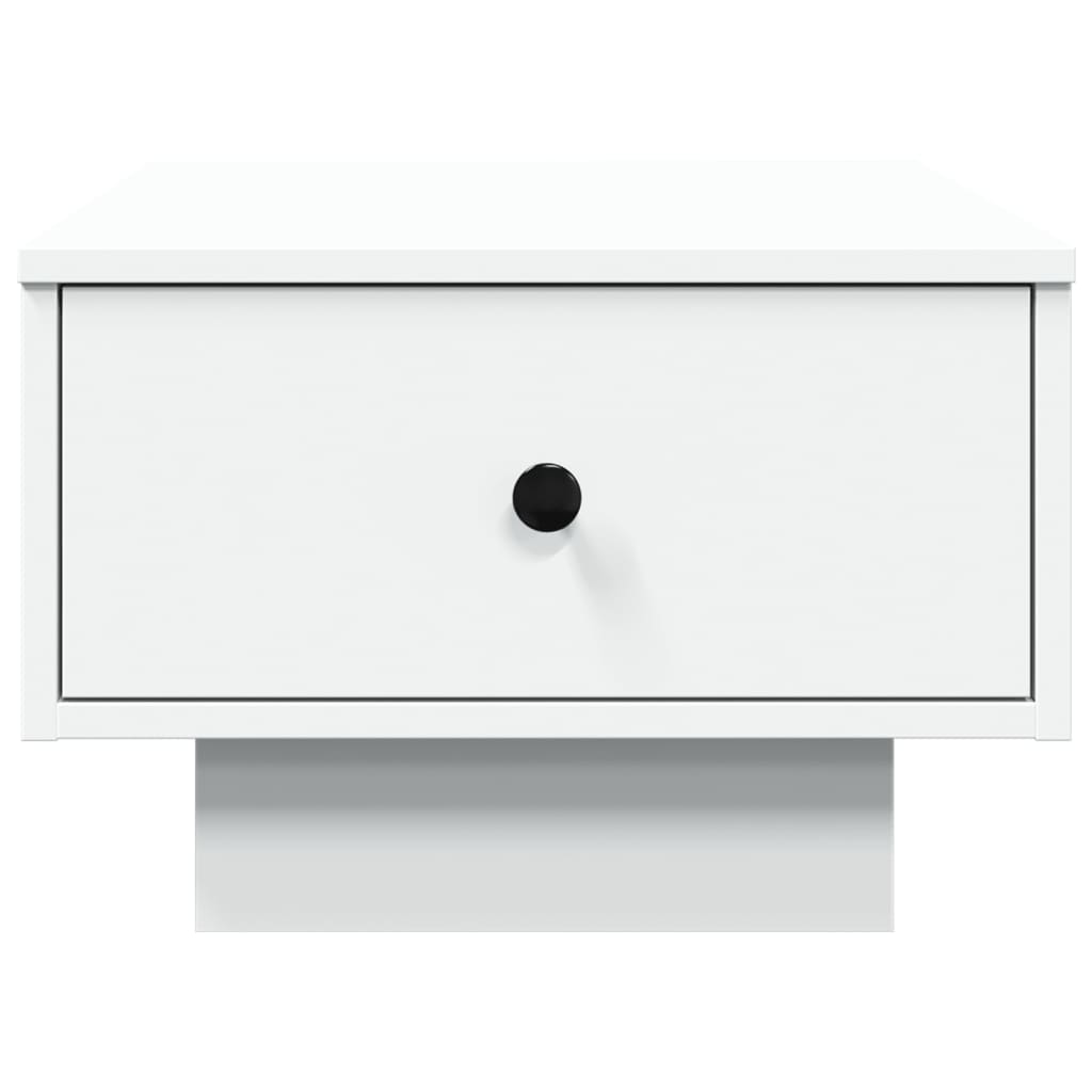 Tavolino da Salotto Bianco 60x45x31 cm in Legno Multistrato