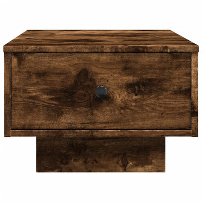 Tavolino da Salotto Rovere Fumo 60x45x31 cm Legno Multistrato