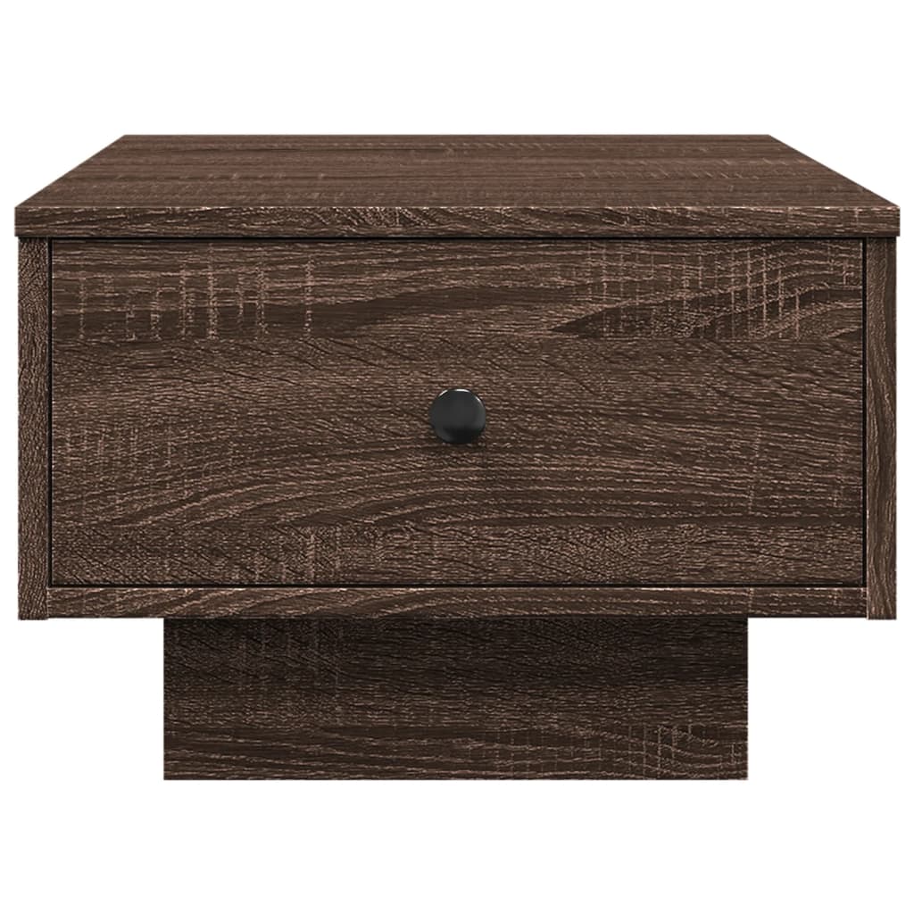 Tavolino da Salotto Rovere Marrone 60x45x31cm Legno Multistrato