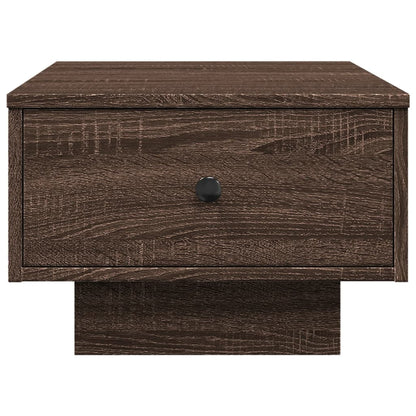 Tavolino da Salotto Rovere Marrone 60x45x31cm Legno Multistrato
