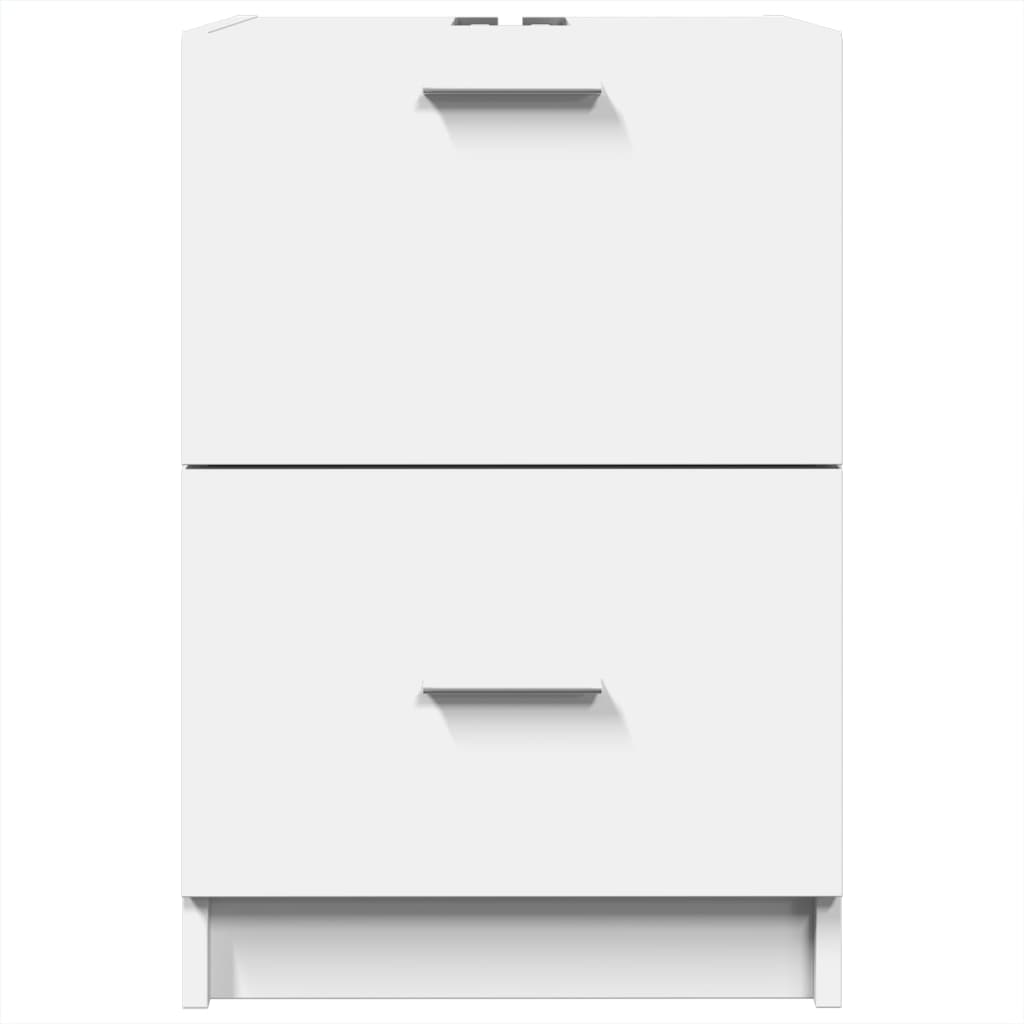 Mobile Lavabo Bianco 80x33x60 cm in Truciolare