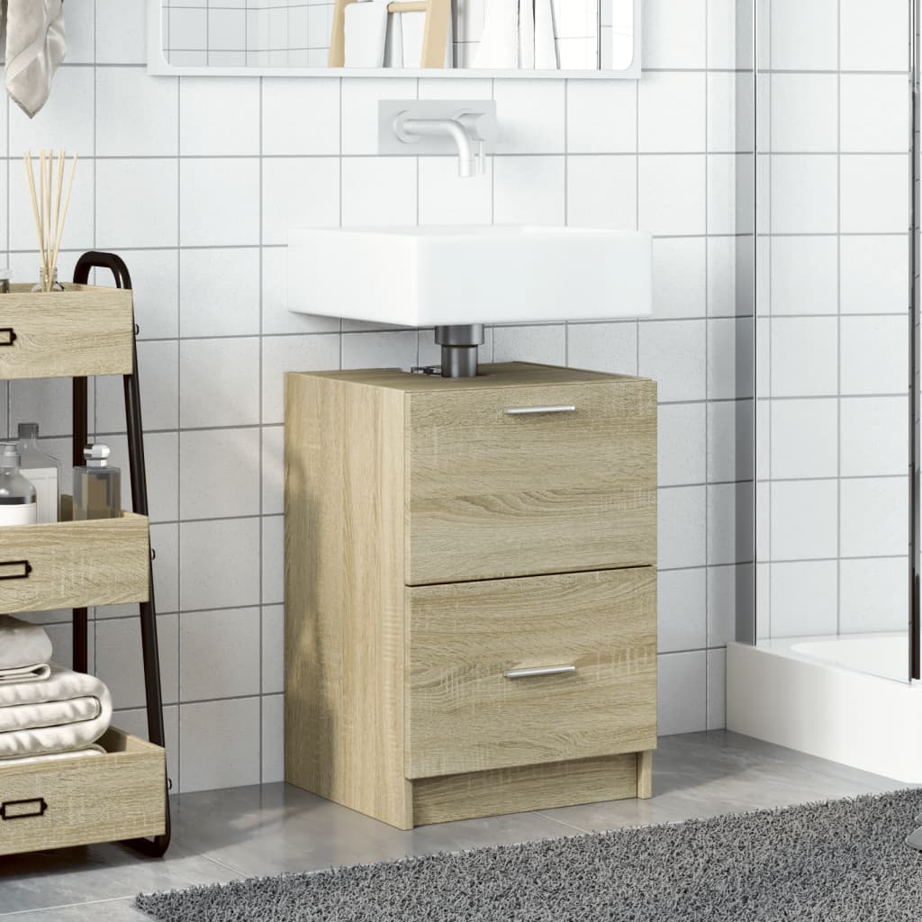 Mobile Sottolavabo Rovere Sonoma 63x30x54 cm in Truciolare