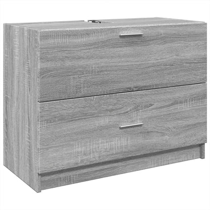 Mobile Lavabo Grigio Sonoma 78x37x59 cm in Truciolare