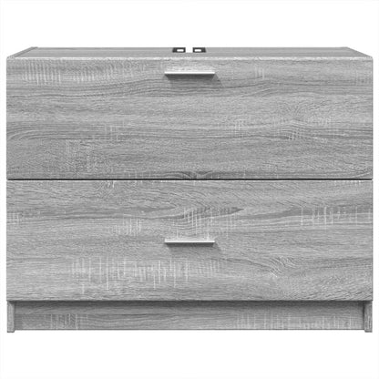 Mobile Lavabo Grigio Sonoma 78x37x59 cm in Truciolare