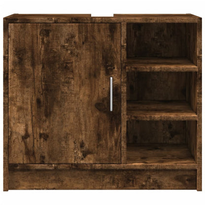 Mobile Lavabo Rovere Fumo 63x29x55 cm in Legno Multistrato