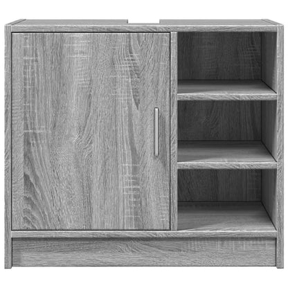 Mobile Lavabo Grigio Sonoma 63x29x55 cm in Legno Multistrato