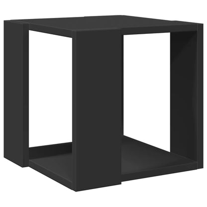 Tavolino da Salotto Nero 32x32x30 cm in Legno Multistrato