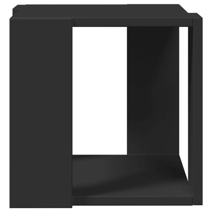 Tavolino da Salotto Nero 32x32x30 cm in Legno Multistrato