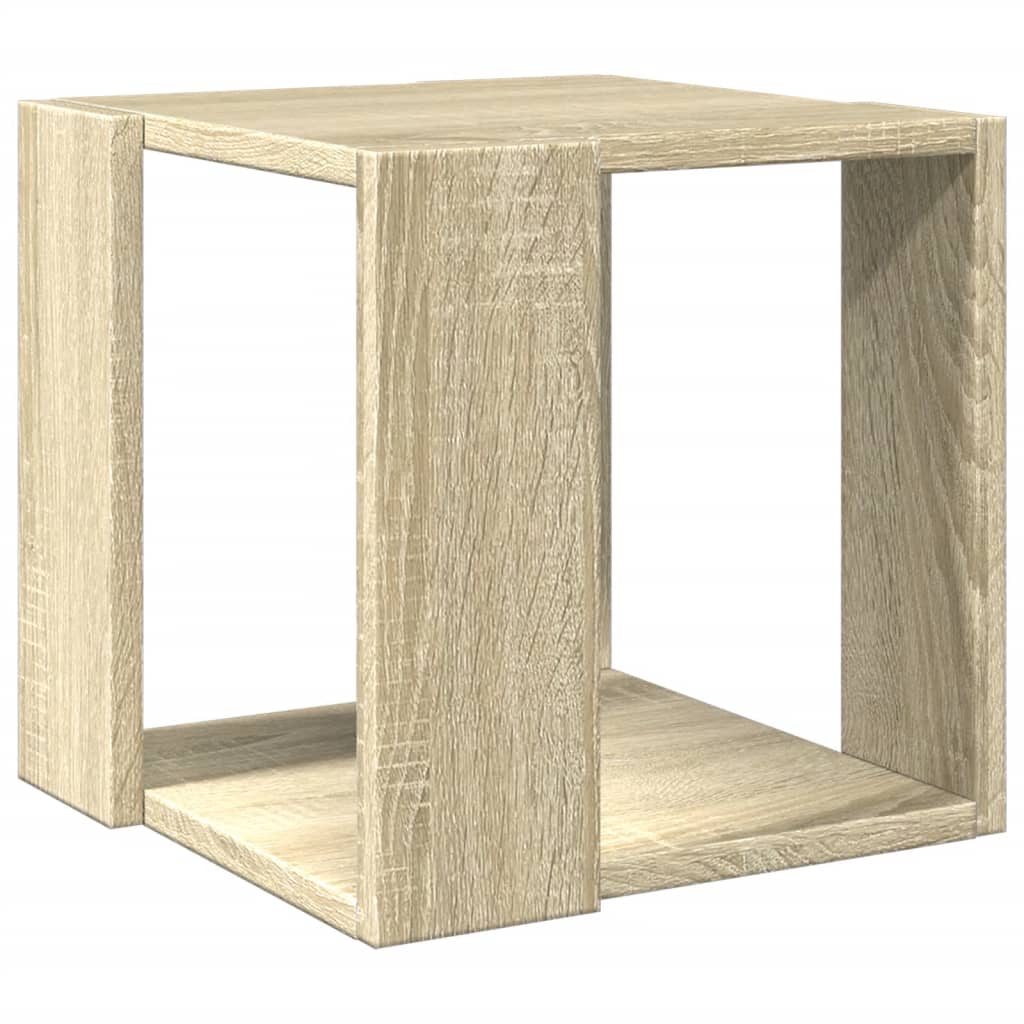 Tavolino da Salotto Rovere Sonoma 32x32x30cm Legno Multistrato