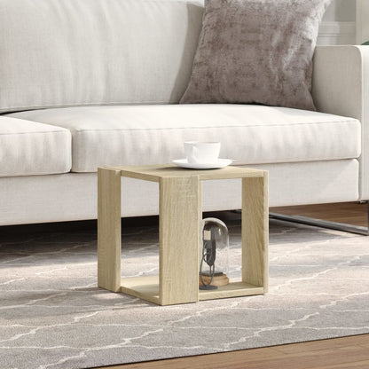 Tavolino da Salotto Rovere Sonoma 32x32x30cm Legno Multistrato