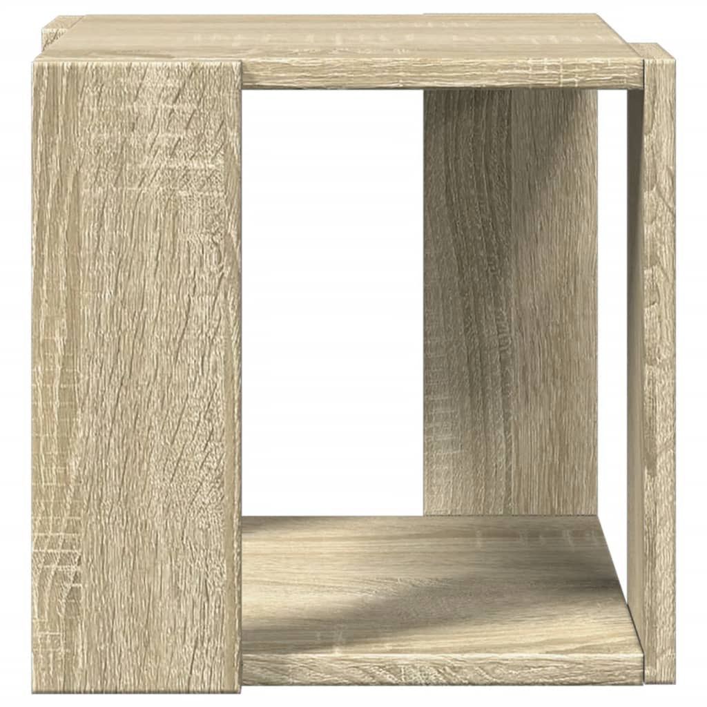 Tavolino da Salotto Rovere Sonoma 32x32x30cm Legno Multistrato