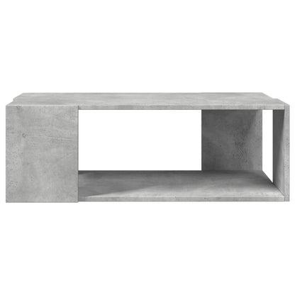 Tavolino Salotto Grigio Cemento 89,5x48x30cm Legno Multistrato