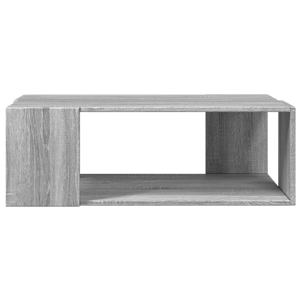 Tavolino Salotto Grigio Sonoma 89,5x48x30 cm Legno Multistrato