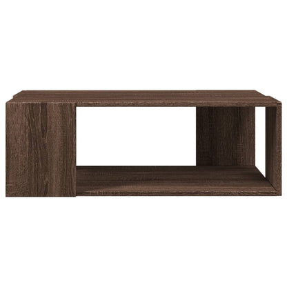 Tavolino Salotto Rovere Marrone 89,5x48x30 cm Legno Multistrato