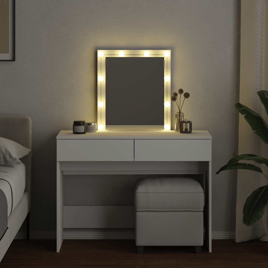 Toeletta con LED Bianco 100x40x130 cm