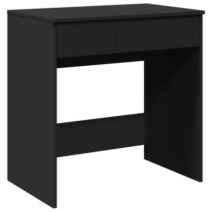 Toeletta con Specchio Nero 73x46,5x120 cm