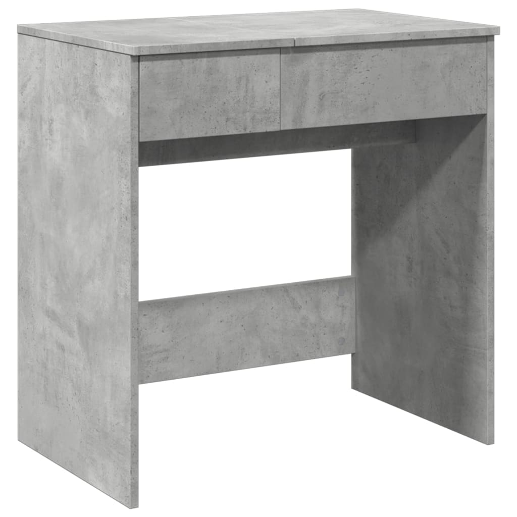 Toeletta con Specchio Grigio Cemento 73x46,5x120 cm