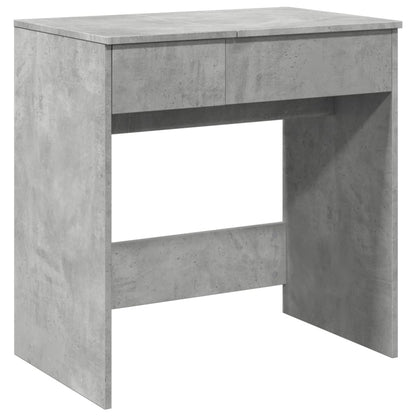 Toeletta con Specchio Grigio Cemento 73x46,5x120 cm