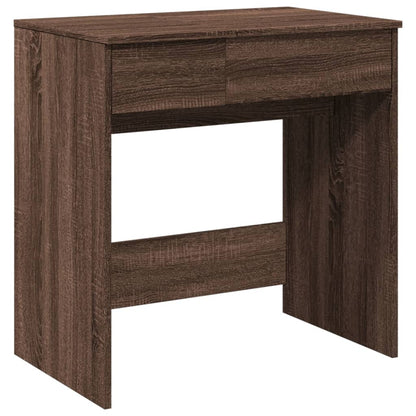 Toeletta con Specchio Rovere Marrone 73x46,5x120 cm