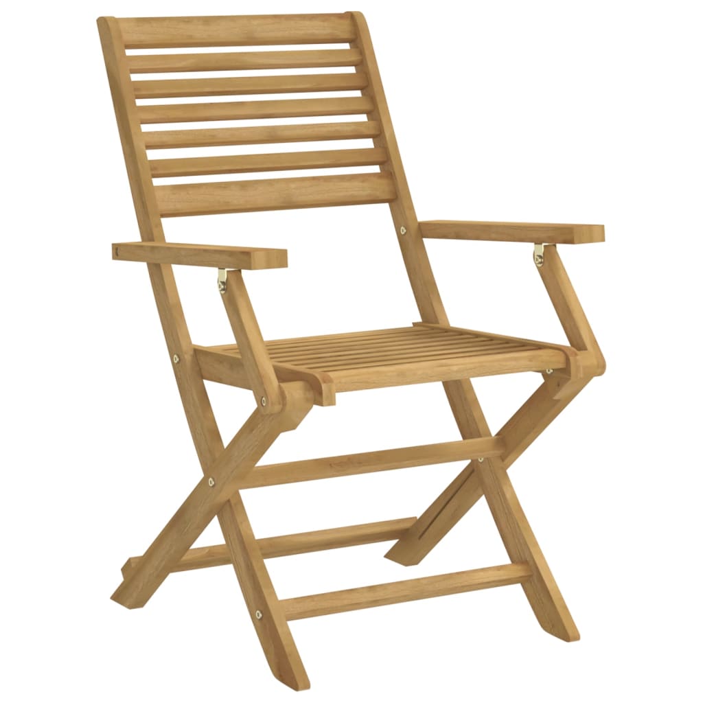 Set da Pranzo da Giardino 9 pz Legno Massello di Acacia