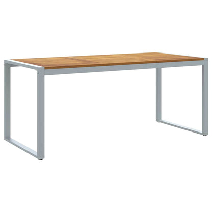Set da Pranzo per Giardino 5 pcs Grigio